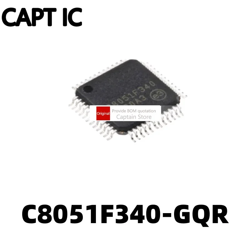 5PCS C8051F340-GQR single chip microcomputer 8051F340 TQFP48