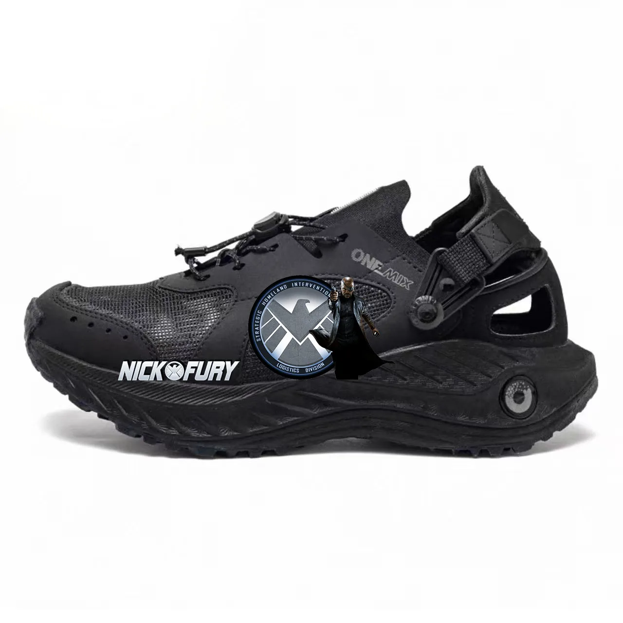 

ONEMIX Marvel NickFury Trekking Hiking Shoes Men Woman Male Sneakers River Walking Shoes Outdoor Water Upstream Custom Shoes