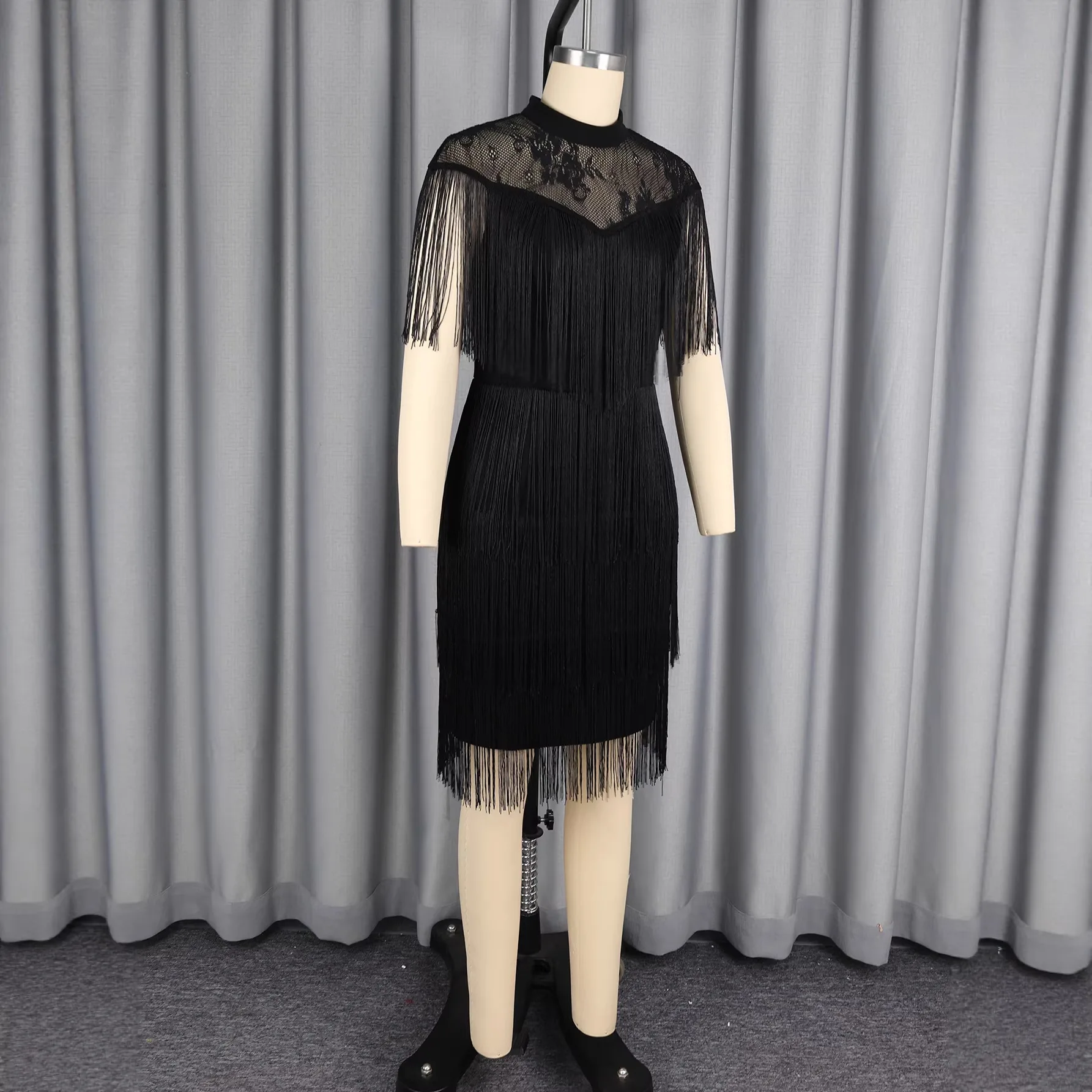 فستان نسائي متوسط الطول بتصميم - مراجعة Wrap Dress Work وسعره