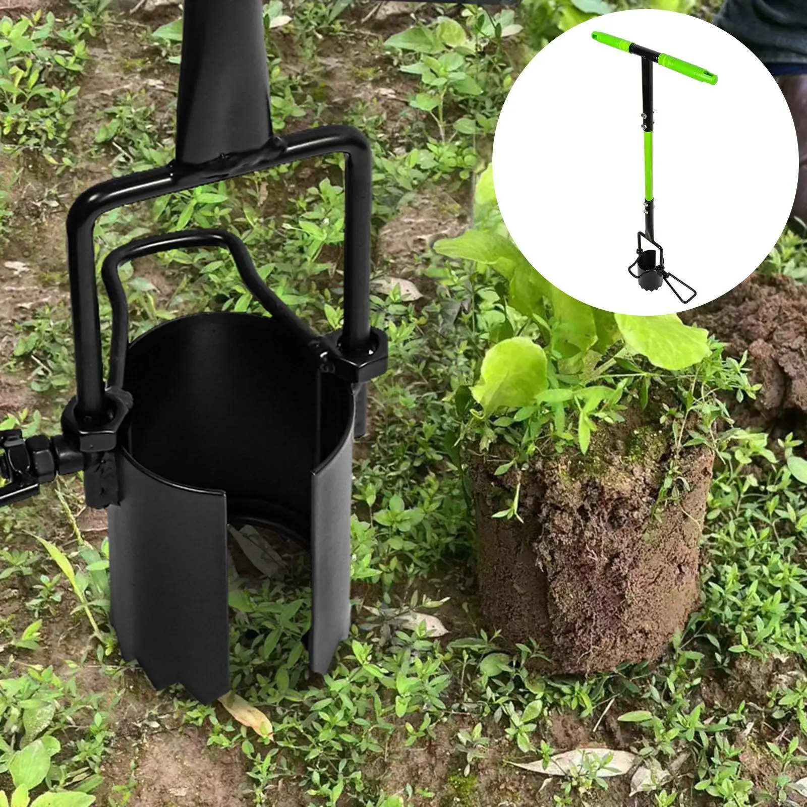 Bulb Planter Tool Multifunctionele handmatige zaailingtransplanter voor het graven van gaten om groenten te planten van planten