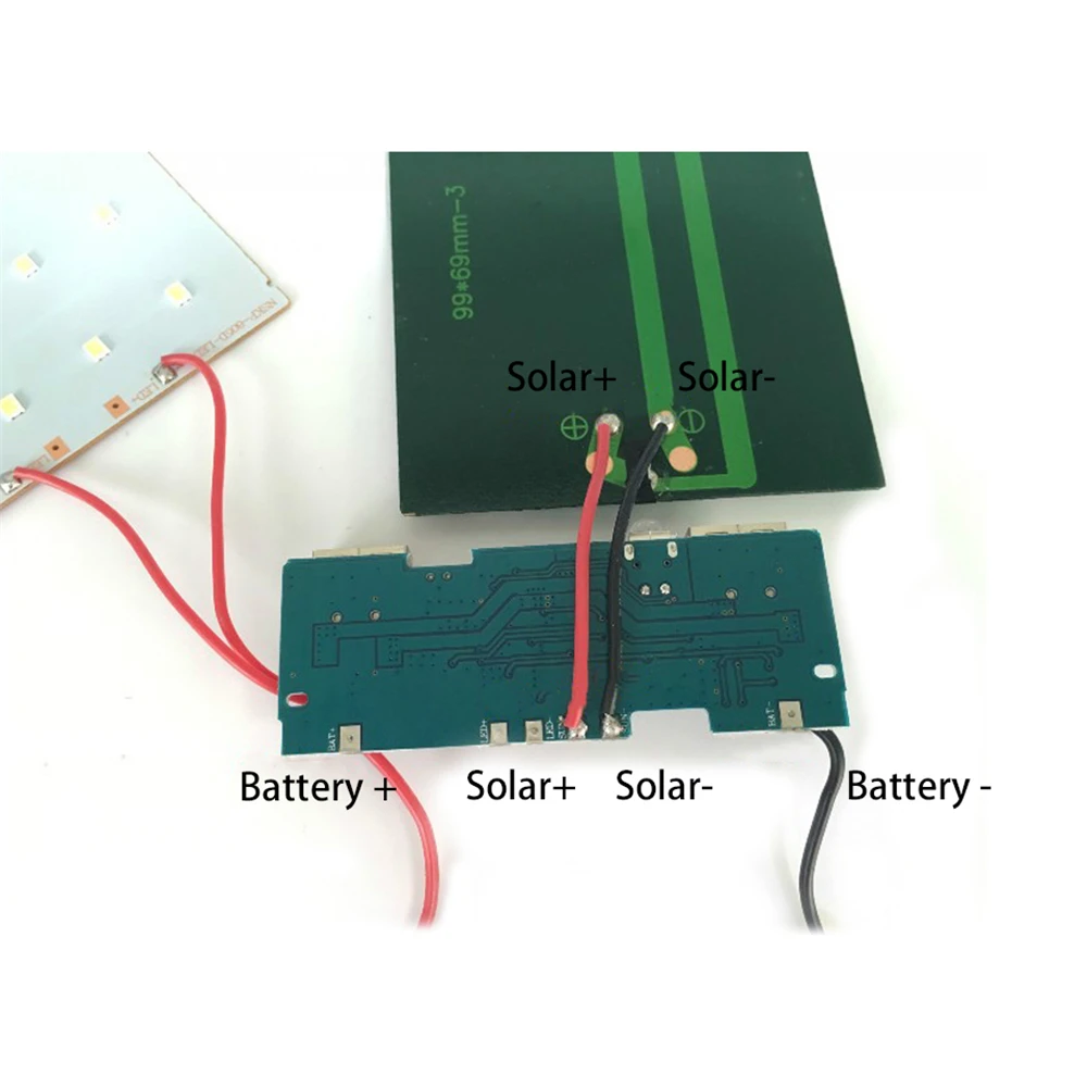 Przenośny LED Dual USB płytki PCBA Panel na energię słoneczną domu DIY Panel Bank 18650 baterii DIY ładowarka domowa