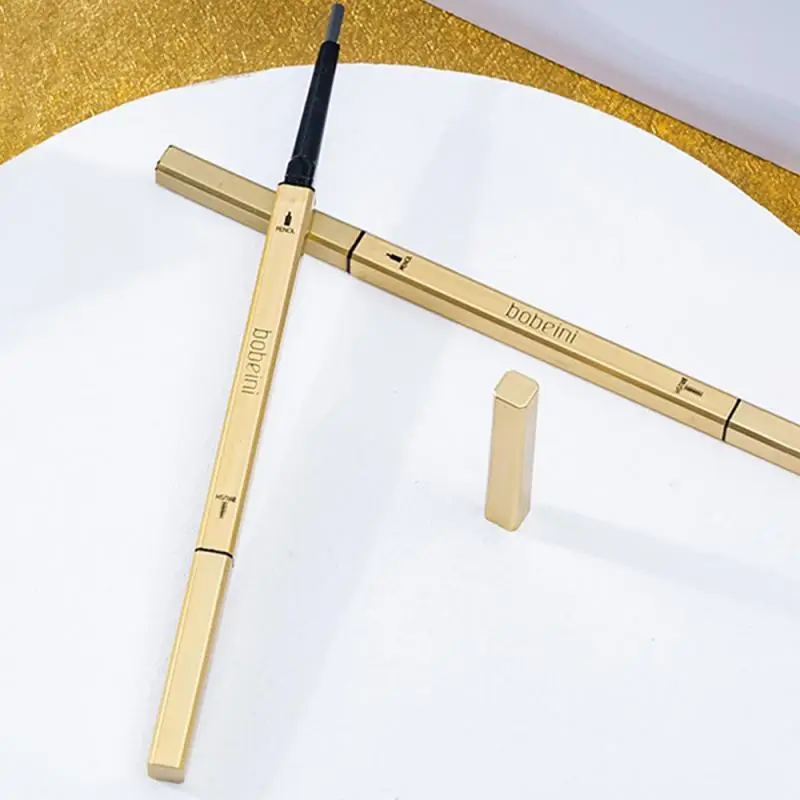 قلم حواجب مقاوم للماء ، متين ، سهل الاستخدام ، مكياج مزدوج النهاية ، يدوم طويلاً ، جمال دقيق يدوم طويلاً #3