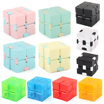 Antistress Infinite Cube Infinity Cube Büro Flip Kubisches Puzzle Stressabbau Autismus Spielzeug Entspannen Stressabbau Spielzeug für Erwachsene