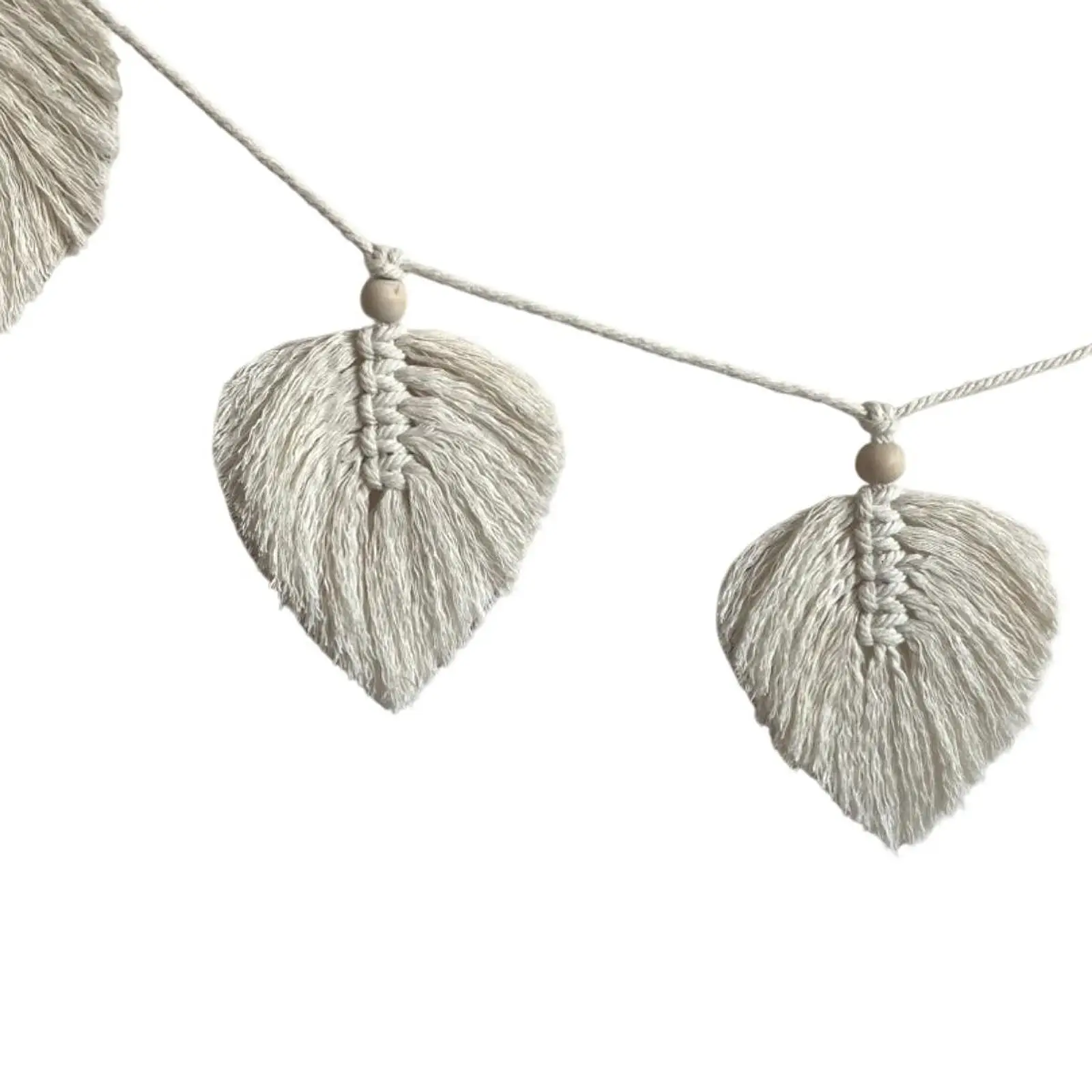 نسيج على الحائط من Macrame مصنوع يدويًا لحفلات أعياد الميلاد في الحمام #5