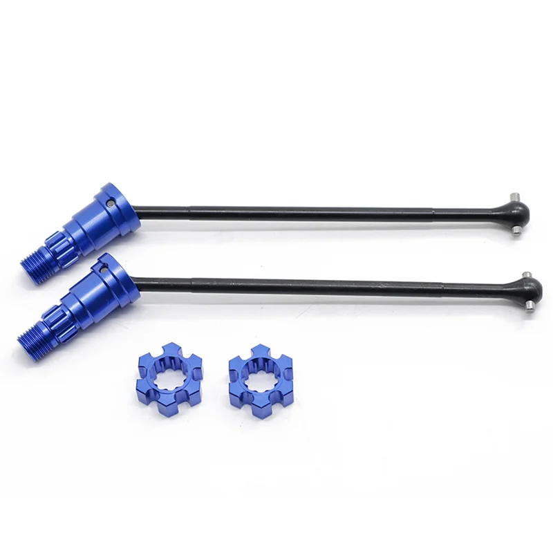 

2Pcs Metal Front Rear Drive Shaft CVD for Traxxas X-Maxx XMAXX 6S 8S 1/5 RC for Monster Truck Upgrade Parts Accessories1