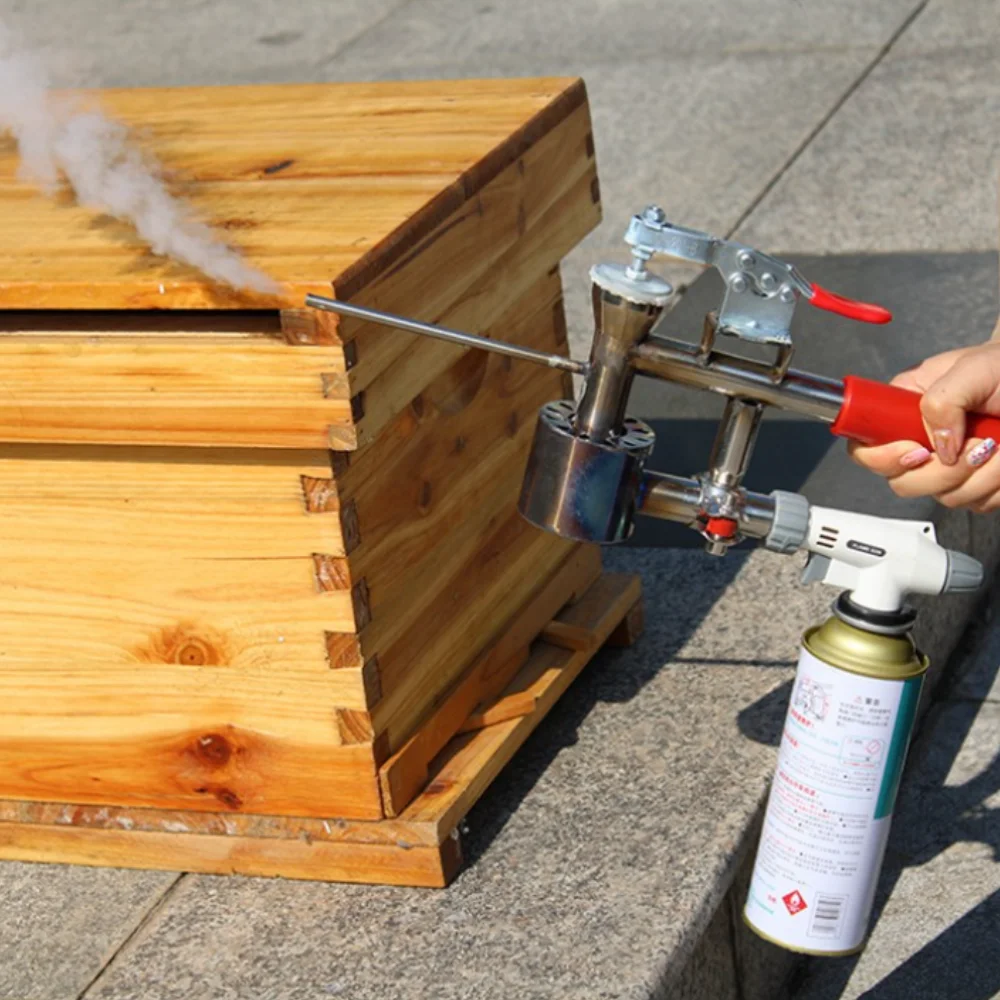 

Oxalic Acid Evaporator Bee Mite Treatment Fog Machine Heated Smoker Beekeeping Tools