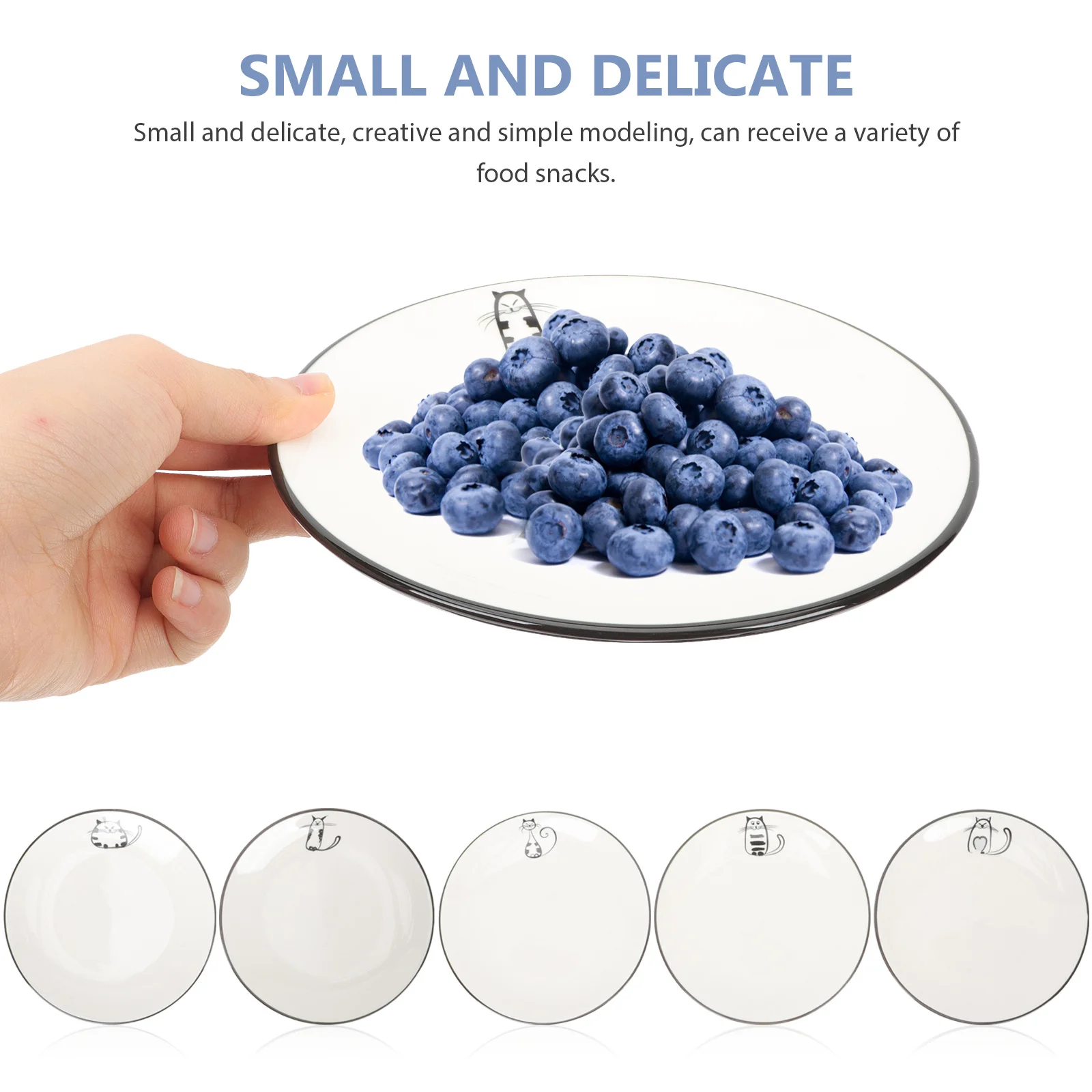 

6 шт. керамические обеденные тарелки изысканное мастерство гладкая поверхность легко чистится идеальные семейные собрания вечеринки свадебные бары