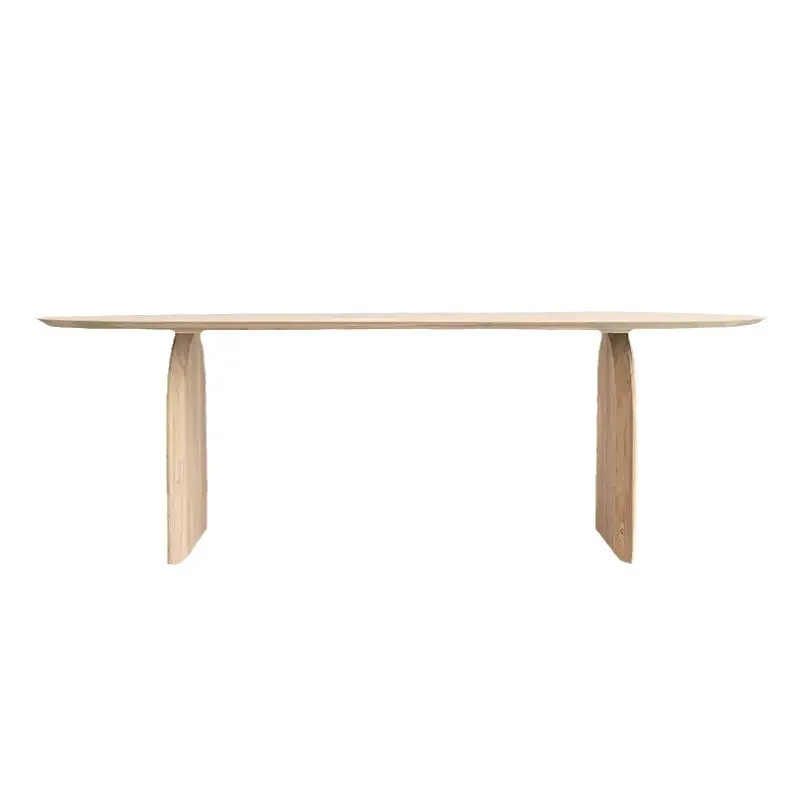 

Wabi Sandy Wind Solid Wood Dining Table Oval Personality Designer Nordic