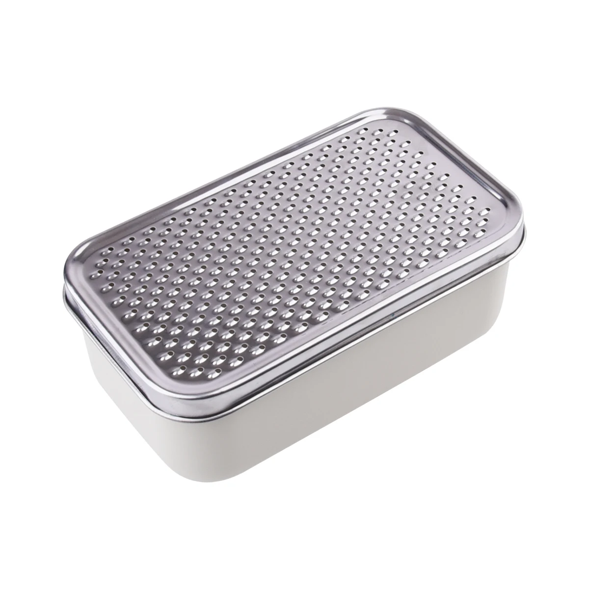 Cheese Grater 2 In1 Fruit Vegetable Chopper Onion Choppers with Container Stainless Steel Rectangle Box Graters Cheese Grater