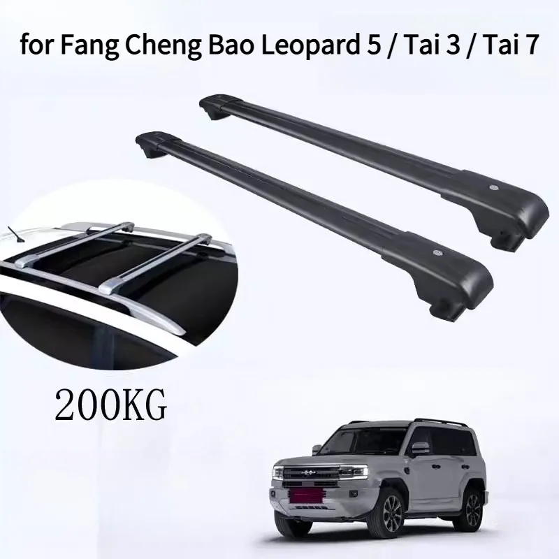 Barras cruzadas y estantes de techo sin perforaciones (aleación de aluminio resistente) - Especializados para Fang Cheng Bao Leopard 5/Tai 3/Tai 7