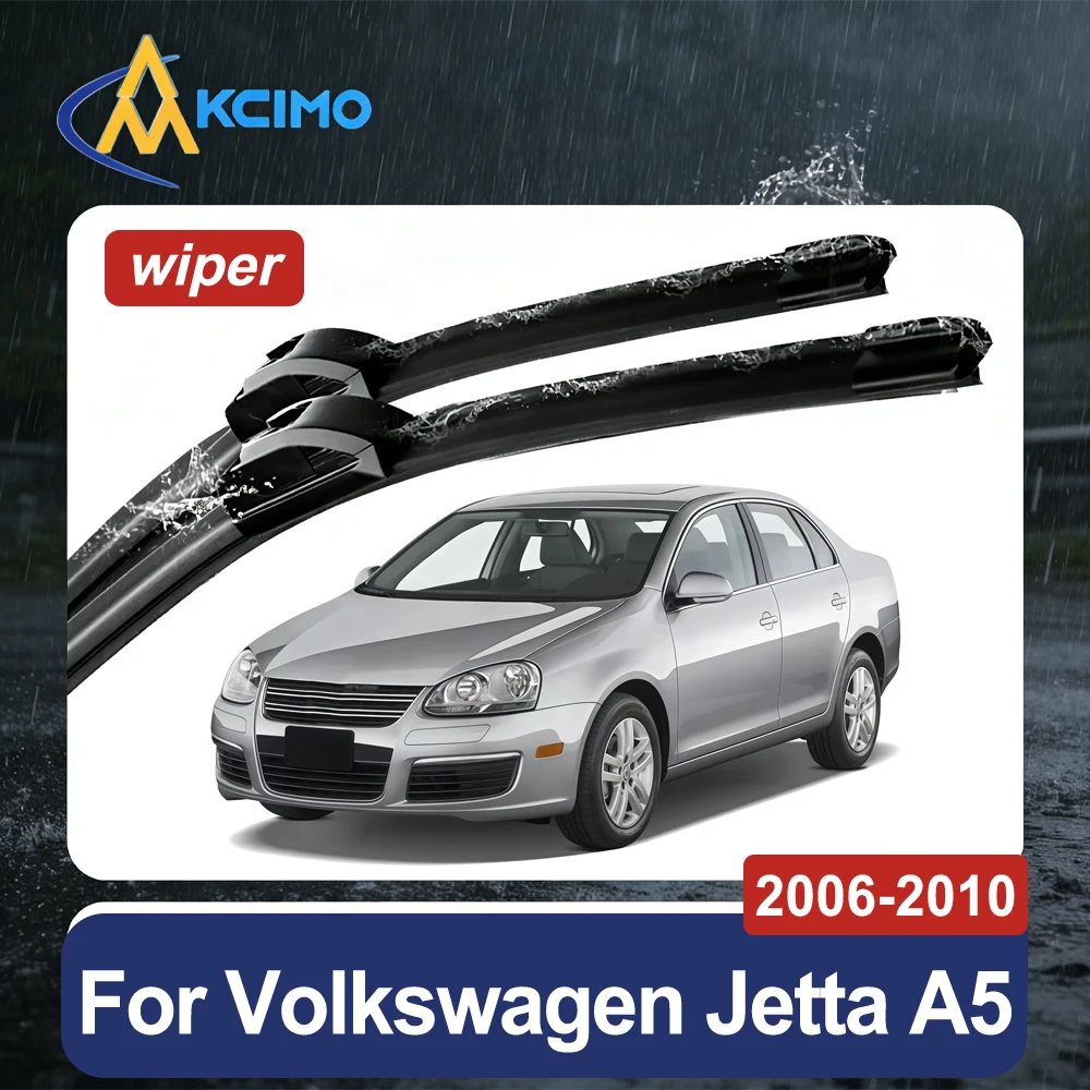 

Front Wiper Set Driver & Passenger For Volkswagen Jetta A5 1K 2006-2010 Windshield Wiper Blades Set Easy Install Perfect Fit