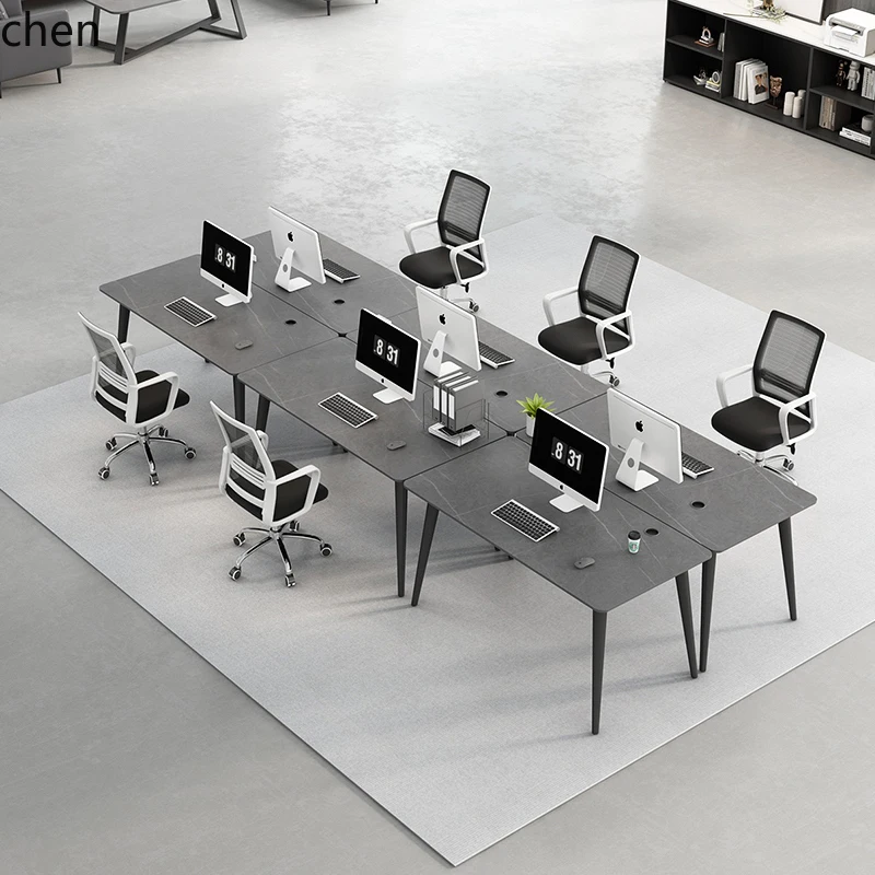 A2-27  Office Desk and Chair Set Simple Screen Office Computer Desk