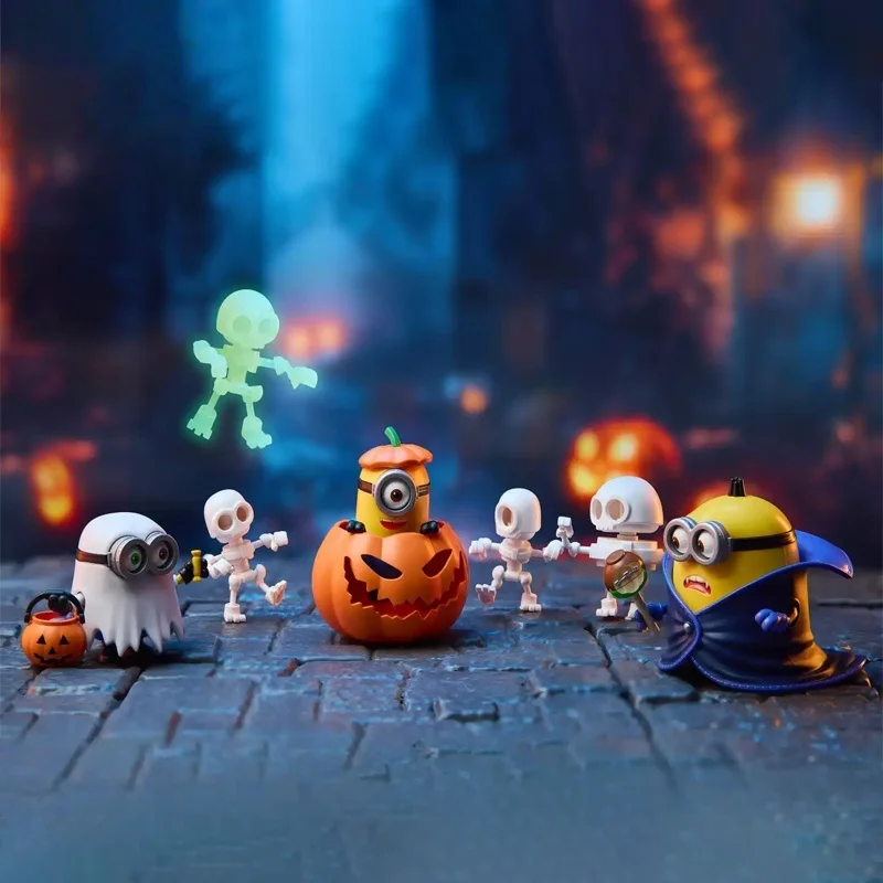 

Новые оригинальные фигурки миньонов Blokees Mokoo Series, милый призрак, озорная ночь, модная слепая коробка, игрушки, коллекционные фигурки, модель, подарки