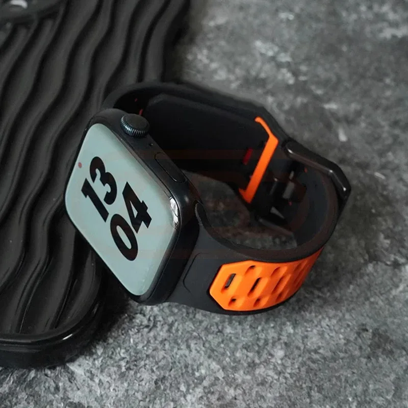 

Спортивный ремешок для Apple Watch Ultra 10 9 8 7 6 SE 5 4 Мягкий силиконовый легкий ремешок для браслета iWatch 42 мм 44 мм 45 мм 46 мм 49 мм