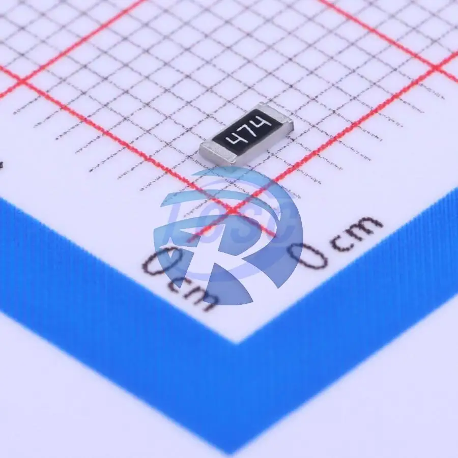 ตัวต้านทานแบบฟิล์มหนา250mW RS-06K474JT 200V ± 100 ppm/ ℃ ตัวต้านทานชิป1206 470KΩ ± 5% แบบติดพื้นผิวผู้จัดจำหน่ายชิปจากประเทศจีน