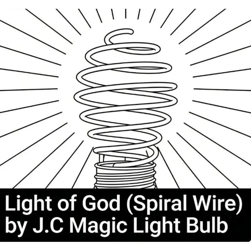 light-of-god-spiral-wire-by-jc-magic-light-bulb-floating-lamp-stage-close-up-illusion-gimmick-props-mentalism-magician-tricks