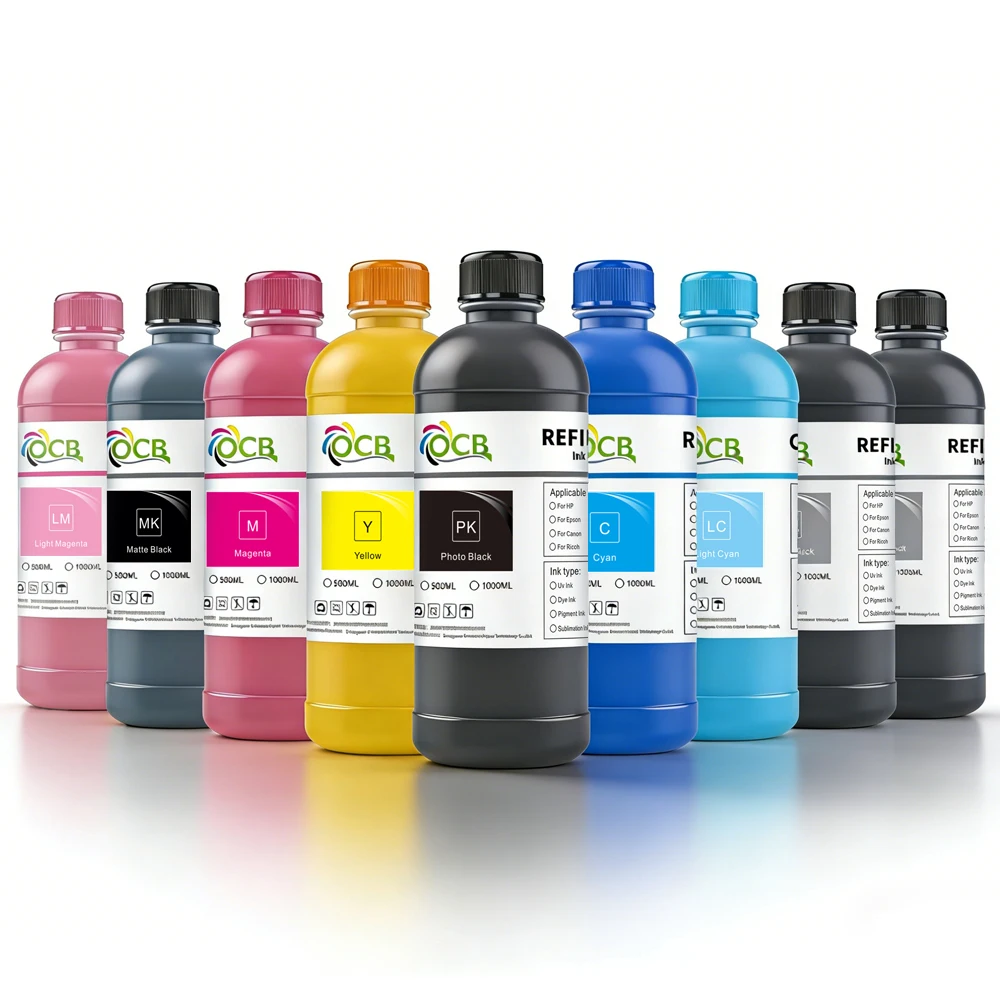 500ML Sublimation Ink DX5 TX800 I3200 I1600 L1800 1390 R1900 L800 XP600 L805 ET-15000 ET-8550 ET-8500 Heat Press Transfer Ink