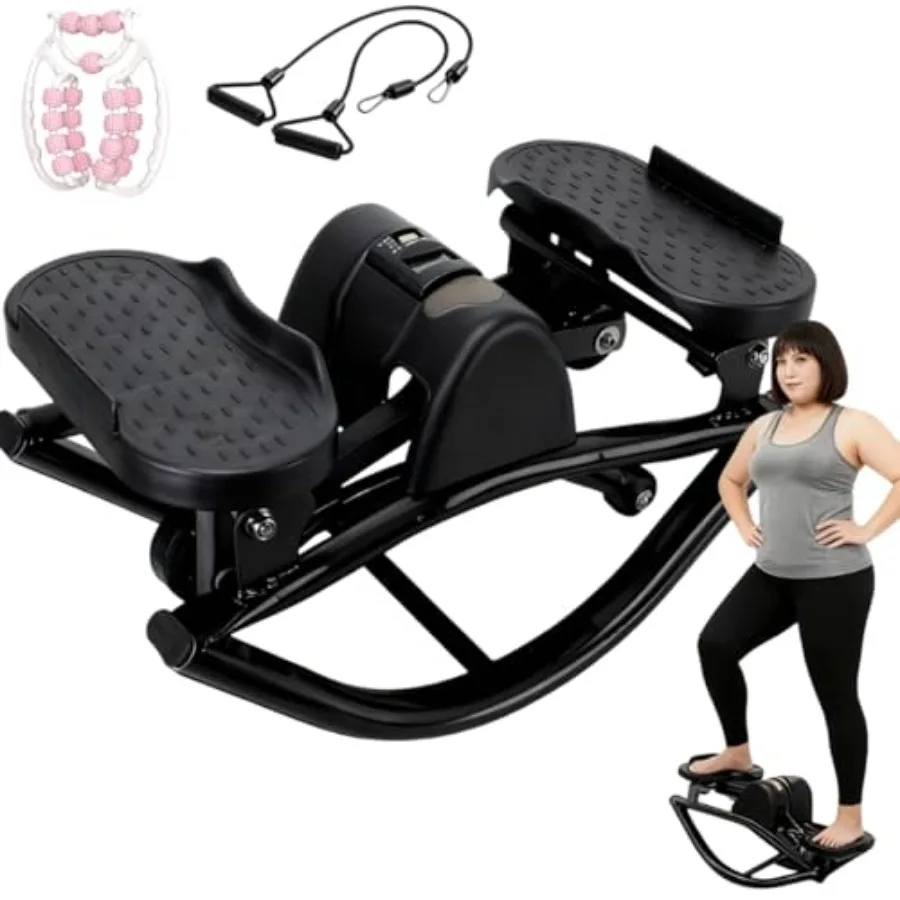 

2026 Новый нескользящий балансировочный станок с шаговым механизмом сопротивления, светодиодный монитор, емкость 300 фунтов, 15 минут