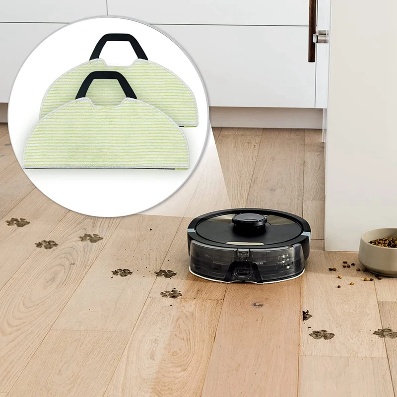 แผ่นม็อบถูพื้นแบบใช้ซ้ำได้ใช้ทดแทนได้กับชิ้นส่วนเครื่องดูดฝุ่น RV2610WD ฉลาม