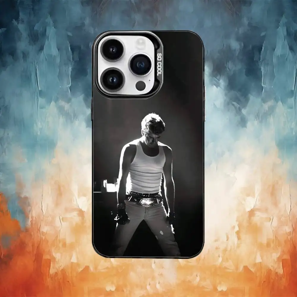 حافظة هاتف G-George M-Michael لهاتف iPhone17,16,15,14,13,12,11 Plus، Pro Max غطاء مقاوم للصدمات باللون الأسود غير اللامع #3