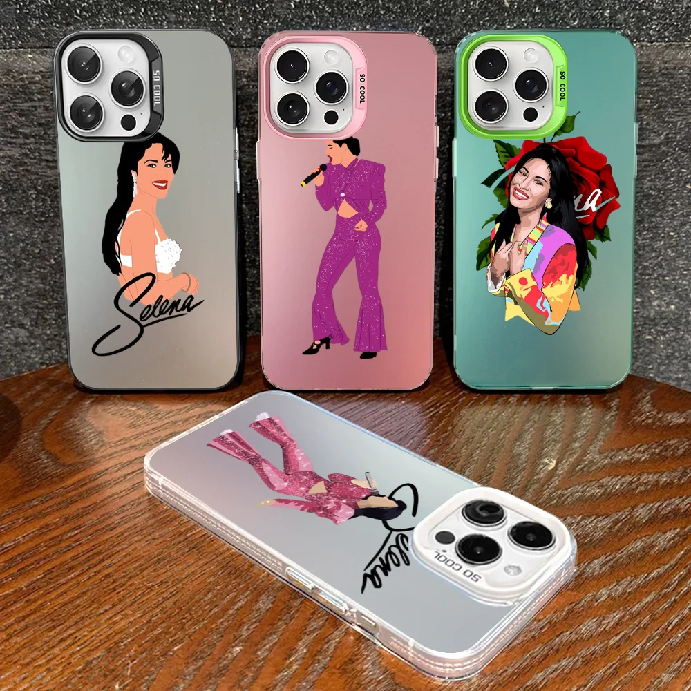 Selena Quintanilla Top Latin Artist 90s Phone Case For IPhone 16 15 14 13 12 11 Pro Max X XR XSMAX 8 Matte Shockproof Back Cover