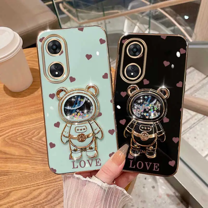 البرسيم حزام بريق الرعاية الدب حامل هاتف الحال بالنسبة ممن لهم A38 A36 A76 A58 A57 A74 A78 A5 A7 A79 A95 A60 A18 A53 A17 A16 4G 5G #2