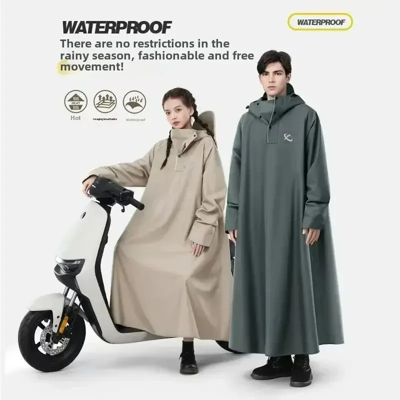 

Unisex Adult Electric Vehicle Battery Car Raincoat Long Separate Rider Electric Car Raincoat plus Size Motorcycle Rain Poncho