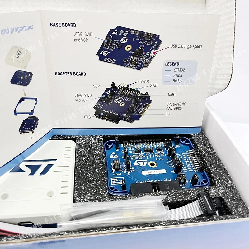 Stock originale 1 pz/lotto STLINK-V3SET ST-LINK V3MINI V3MODS STM32 programmatore di emulazione di debug Burning