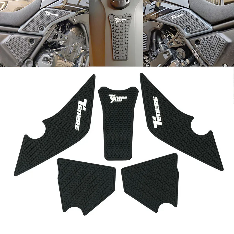 For YAMAHA Tenere 700 Adventure T700 XTZ 700 Tenere700 Anti Slip Tank Pad Sticker Gas Knee Grip Traction Side Pad