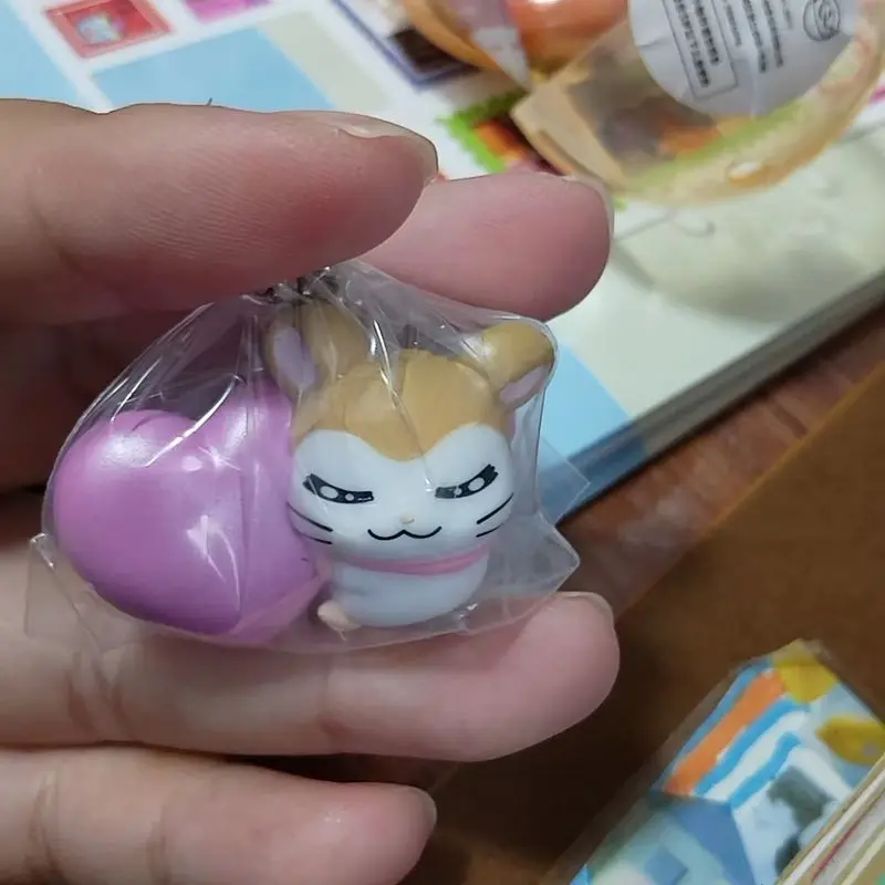 بانداي هامتارو المتذبذب سحر معلق عقد الماوس مع الحب أنيمي الشكل اللعب هدية تحصيل نموذج الحلي #4