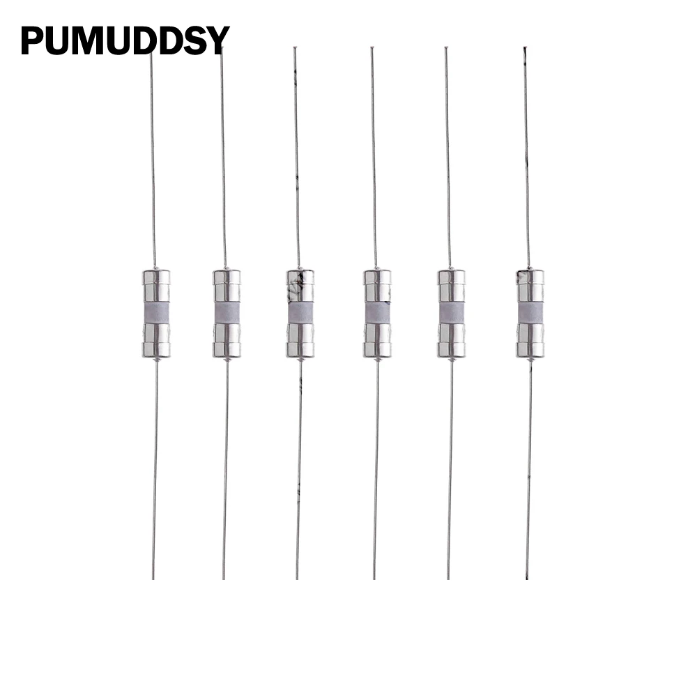 10PCS 3.6X10MM 0.5A-15A Quick Break 3.6*10 5A 6.3A 8A 1A 1.5A 2A 250V Lead Wire Slow Blow Ceramic Fuse Tube 0.5A 3A 3.15A 4A