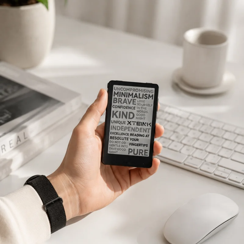 NFC 3.7'' XTEINK X3 International Edition Magnetic eReaders Portable 58g 5.1mm No Blue Light Long Battery Life Reading Device