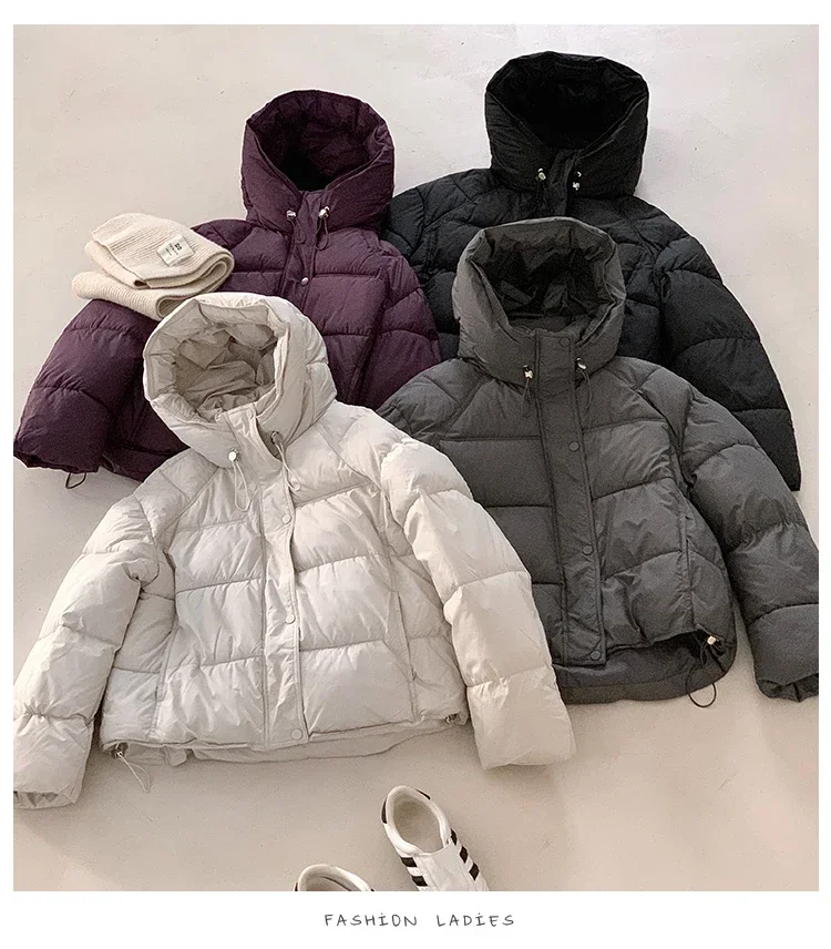 Korean style Soft Warm Cotton Bread Jacket Winter New Loose Versatile Cotton Women's Coat Fashion Casual Down Cotton Parkas 2026
