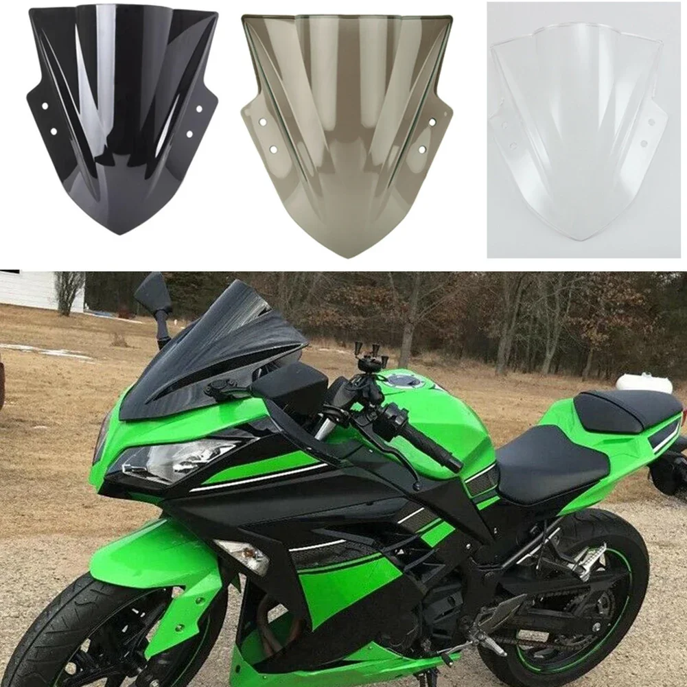 

Motorcycle Windshield ABS Plastic Windscreen For Kawasaki Ninja 300 2018-2019