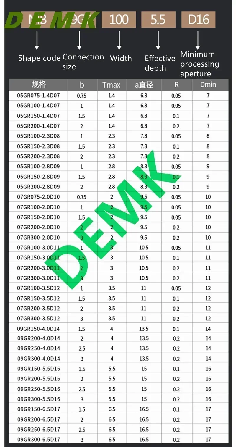 MG-H12 H16 Small hole deep hole cut groove comma internal holder MB-05GR 07GR 09GR carbide insert for CNC lathe thread groove