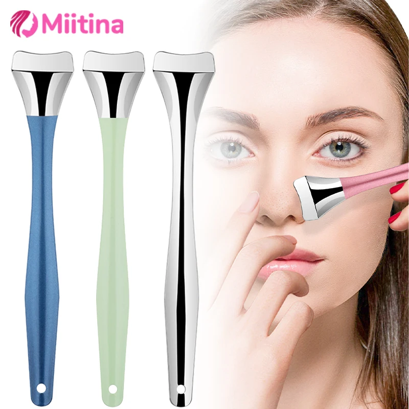 黒ずみ除去ツール、鼻の黒ずみ除去とスクレーピングニードル、毛包クリーンツール、手動黒ずみ圧搾ツール