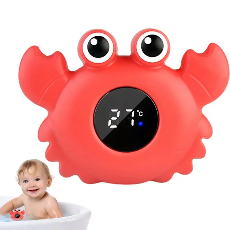 

Baby Water Temperature Gauge For Bath Cute Crab Bath Shower Temperature Gauge For Baby Safety Pregnancy Bathtub Temperature