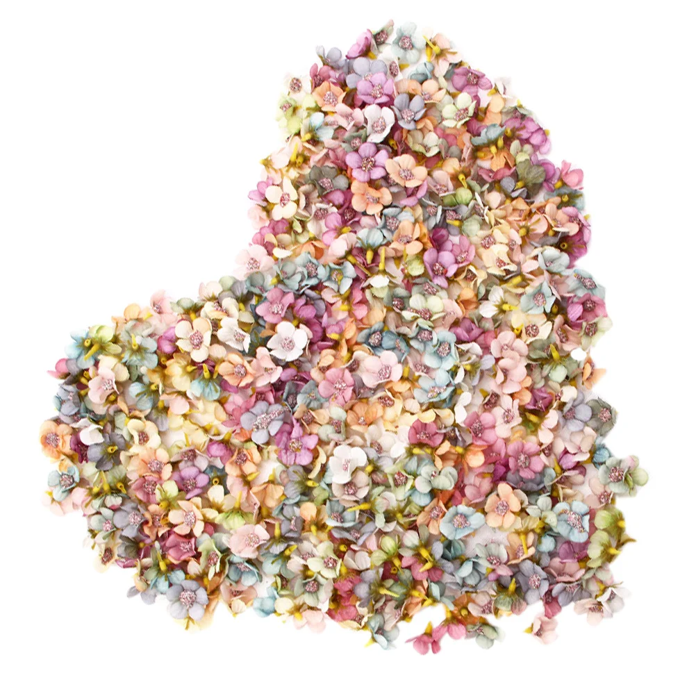 

100pcs Mini Artificial Daisy Flowers For Diy Wreath Supplies Wedding Decorations Festival Party Adornment Simulation Flower