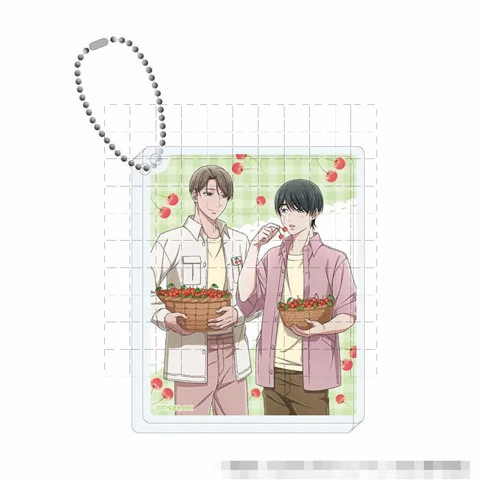 Game Kurosawa Yuichi Adachi Kiyoshi Keychain Doll Anime Acrylic Keyring Pendant for Gift