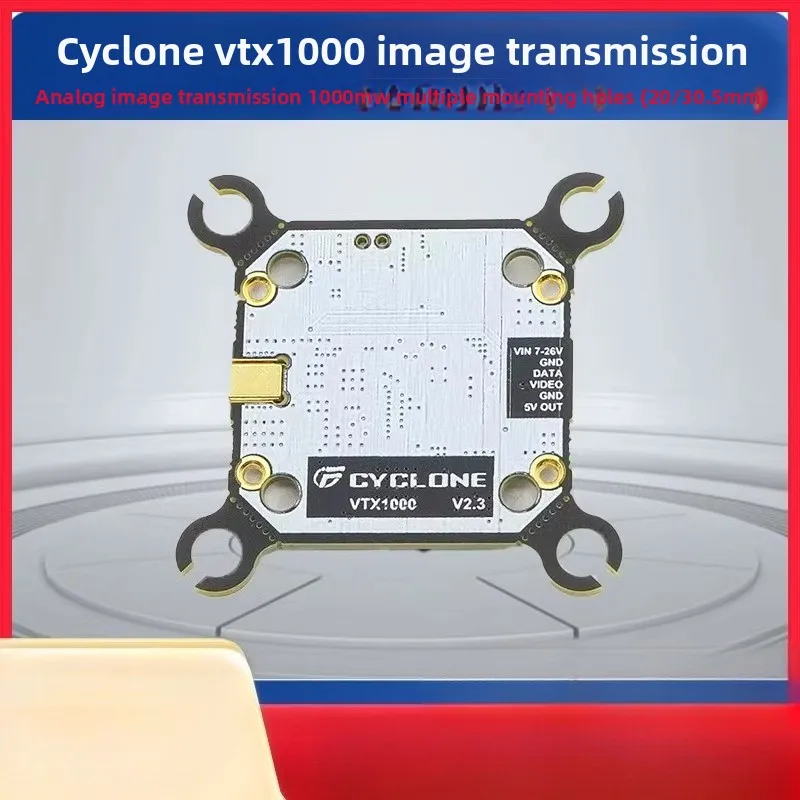 

Whirlwind FPV Drone Transmission 1W 5.8G Transmitter Simulate High-power Image Transmission Porous Position 1000mw TANK Parts