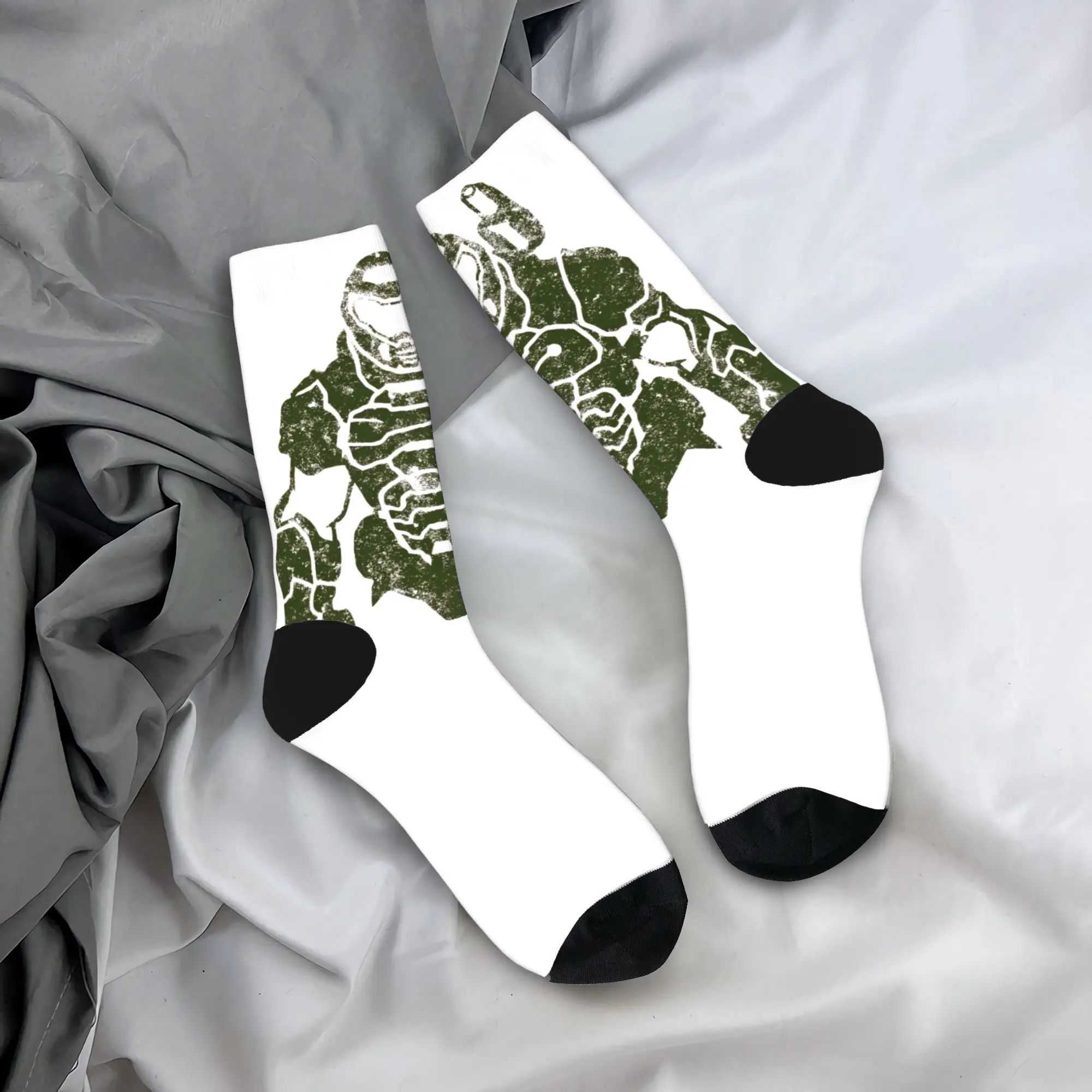 Dooms Slayes Socks  Harajuku Stockings Men Soft Breathable Climbing Socks Spring Design Non Slip Socks