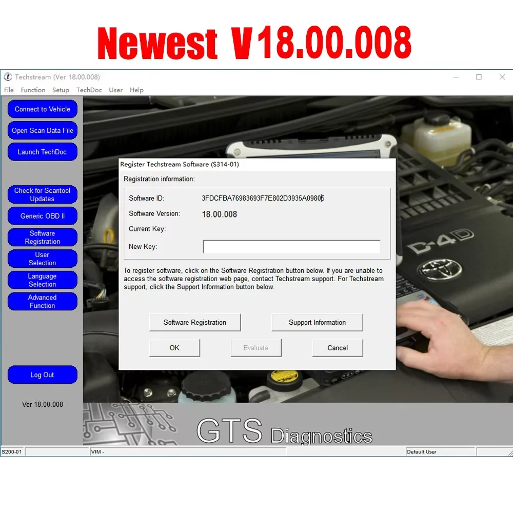 FT232RQ Chip MINI VCI J2534 für T0yota Techstream V18.00.008 Auto-Diagnosekabel Auto-Diagnosescanner OBD2-Diagnosetool – Detail 2