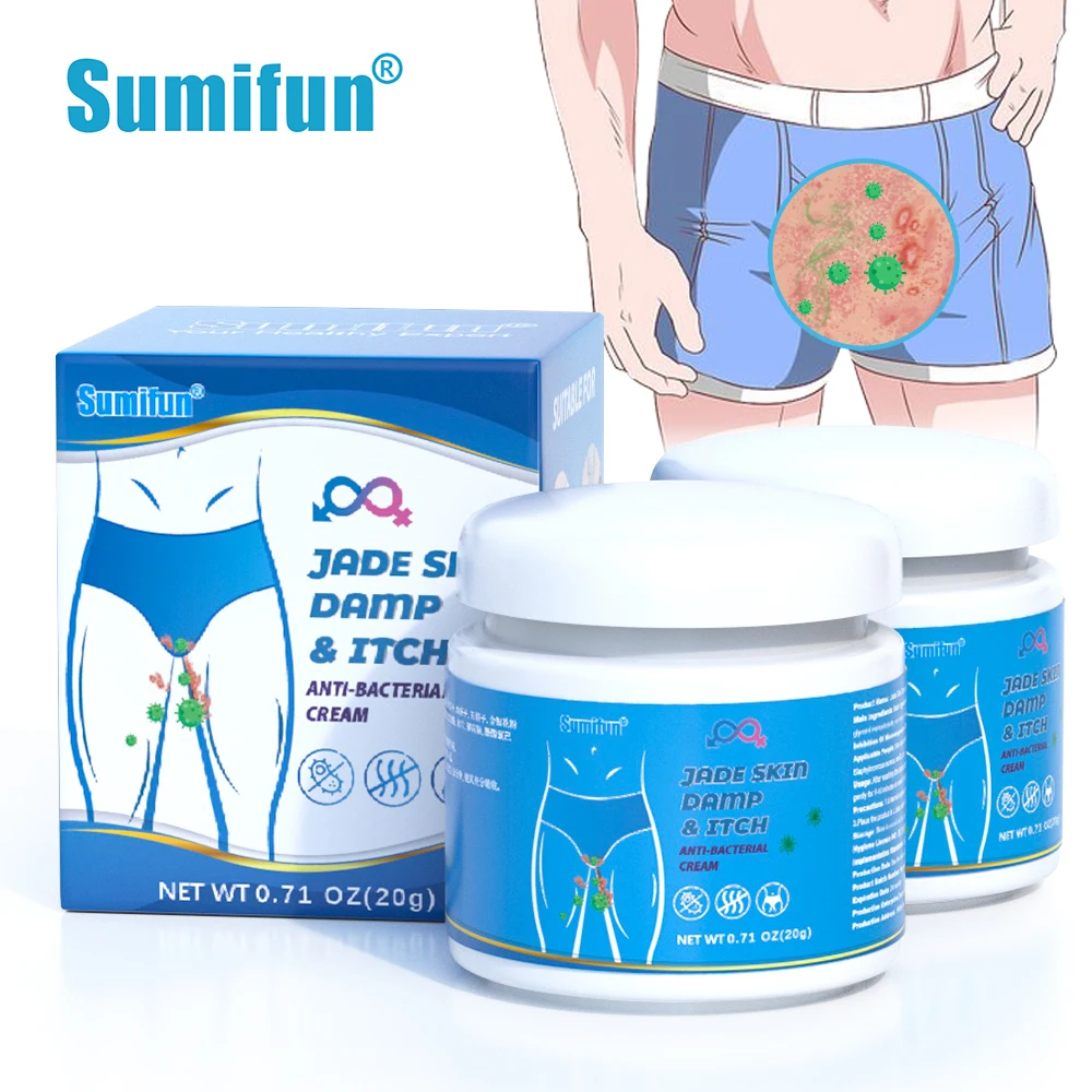 20g Sumifun Private Antibacterian Cream Men Health Genital Itching Smell Remover Chinese Medicines Herbal Anti Fungus Ointment