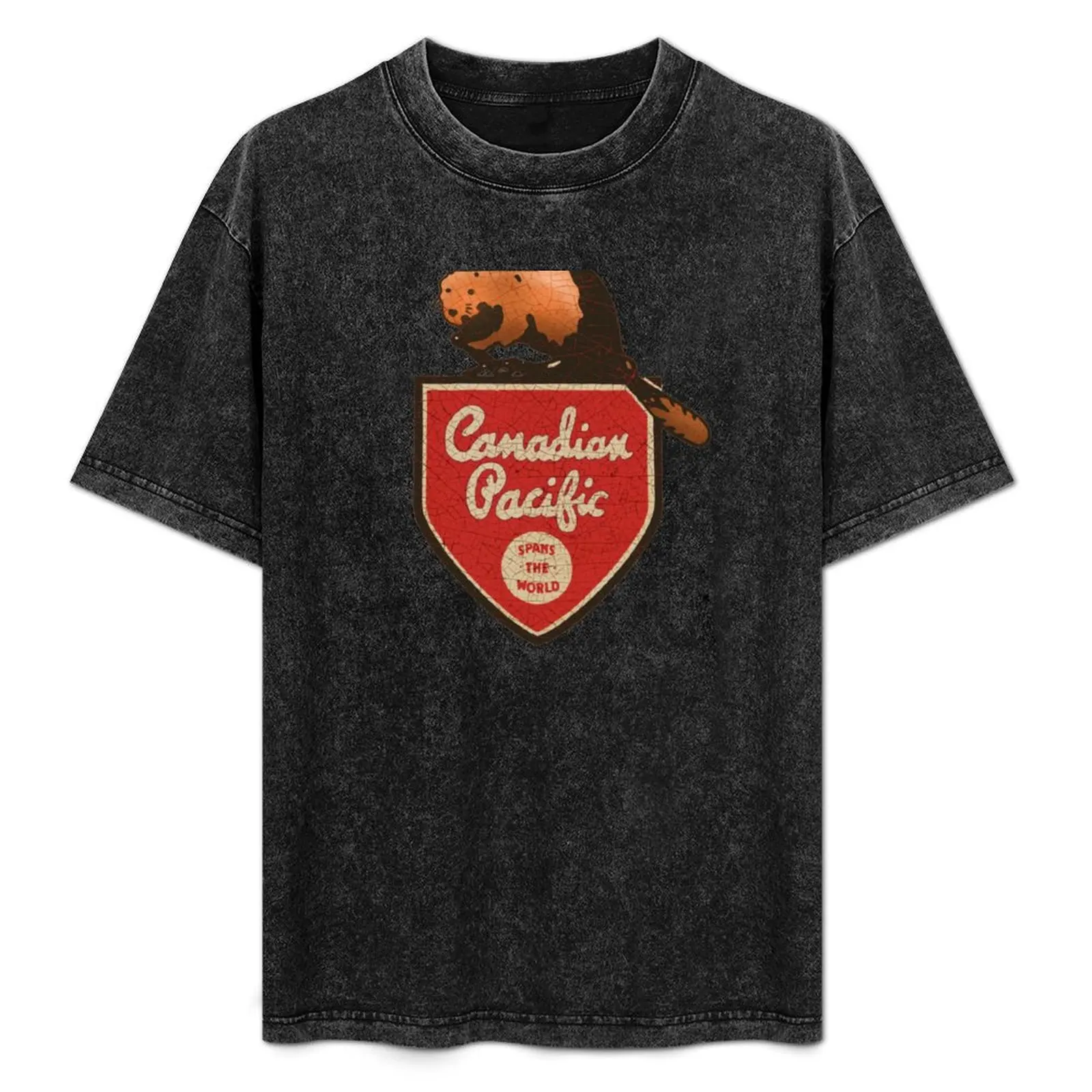 

Vintage Canadian Railroad T-Shirt man t shirt luxury t shirts for man pack white T-Shirt