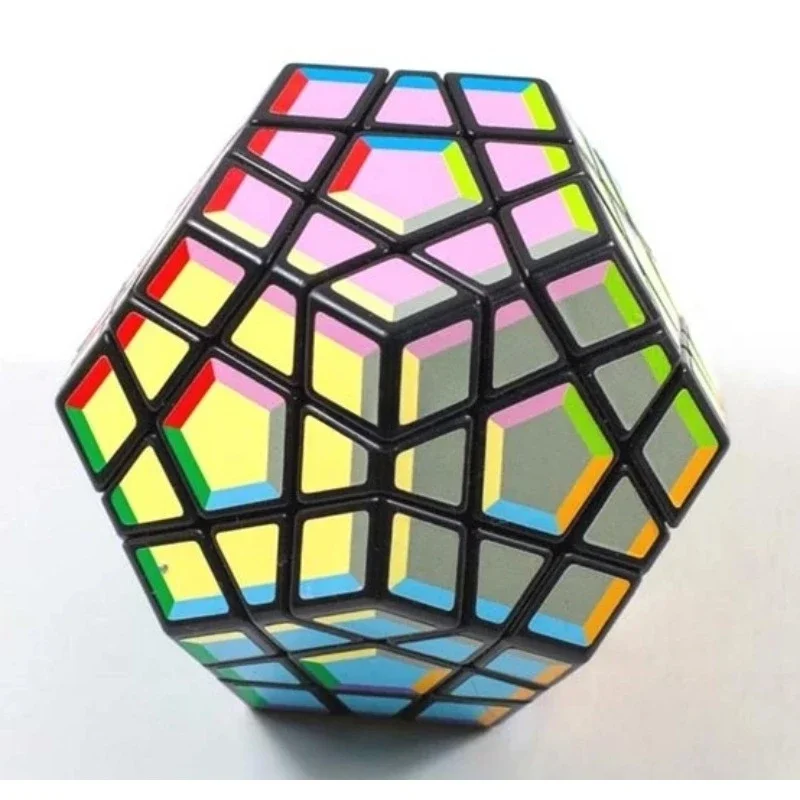 New 3x3 Megaminx Cube Calvin\'s Puzzle Super 5x5 Megaminx Black Body Gigaminx Black 5x5 Magic Cube Children\'s Educational Toy