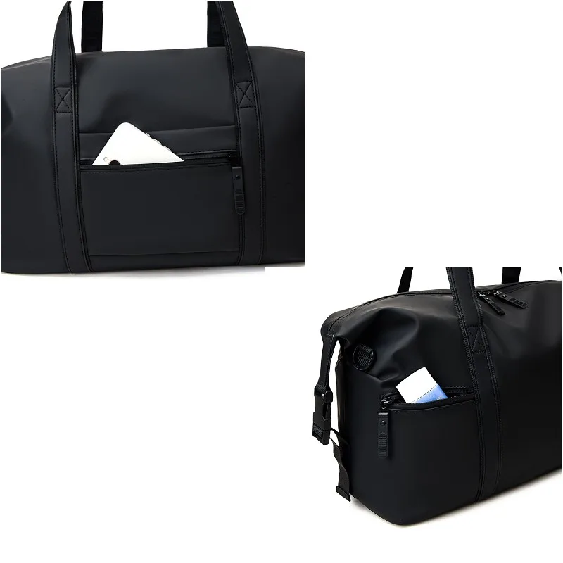 حقيبة كتف مفردة للرجال ذات سعة كبيرة، حقائب سفر للأعمال، حقيبة يد جافة ورطبة قابلة للفصل #5