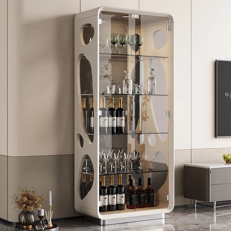 

Living Room Wine Cabinet New Figure Display Creative Accent Wine Cabinet Household Light Luxury Bar Furniture Juomakaappi XY50JG