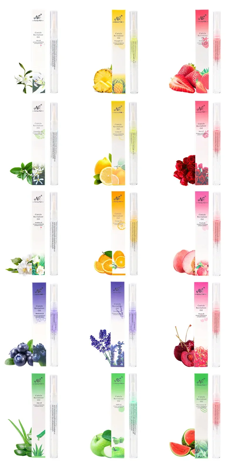 40 szt. Olejek do skórek do paznokci długopis odżywczy olejek do paznokci Revitalizer n Nourish Manicure pielęgnacja paznokci pielęgnacja wzmacniająca