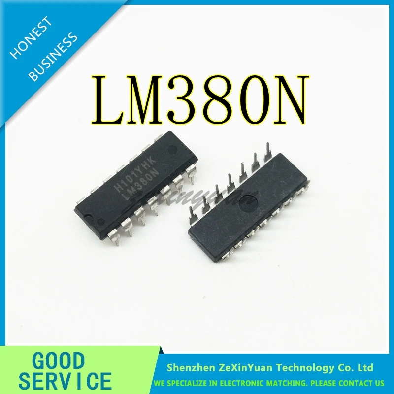 

20PCS/LOT LM380N LM380 DIP-14 New audio amplifier chip