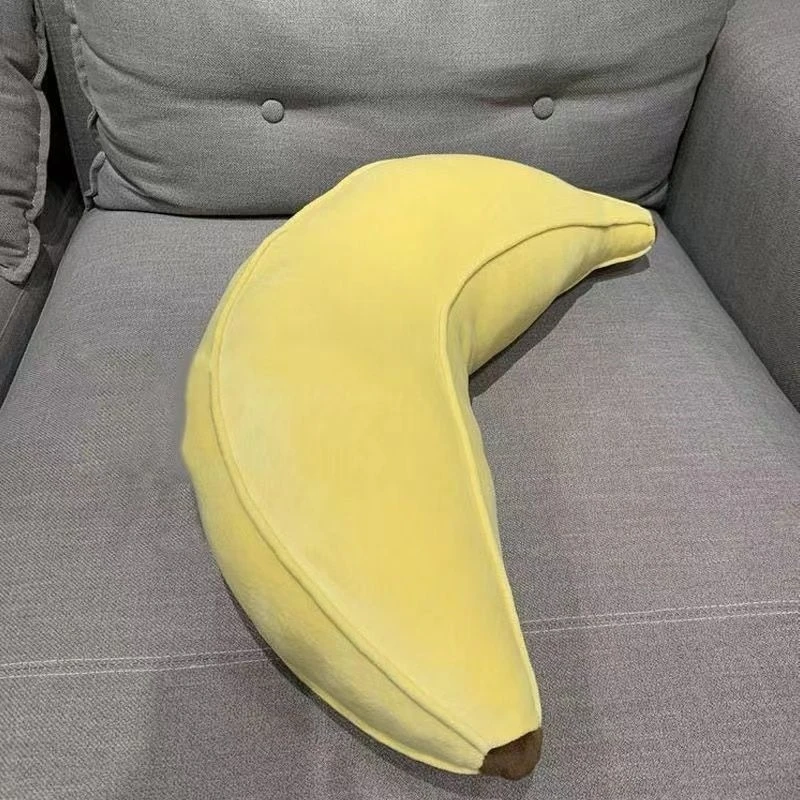 Ins Banana Pillow Plush Doll Funny Soft Cushion Sleeping Long Pillow Soft Package Pillow Drifting Window Pillow